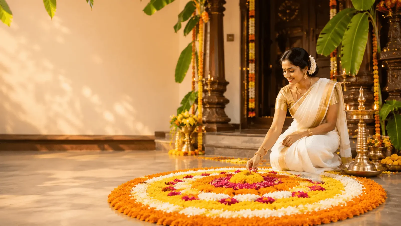 Heartfelt Onam festival quotes and captions celebrating togetherness, Kerala traditions, festive joy, and cherished memories