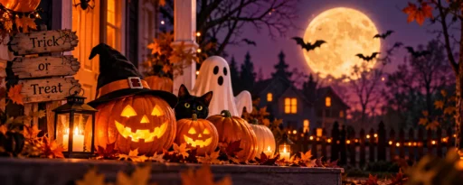 Halloween Instagram captions filled with spooky humor, costume moments, creepy vibes, festive fun, and scary celebrations